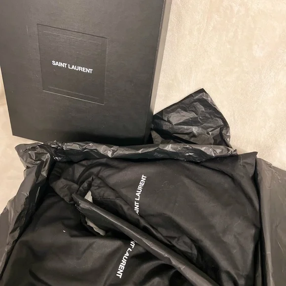 Saint Laurent Black Tribute Ankle Booties, Size 6 US, 36 EU - Picture 11 of 11